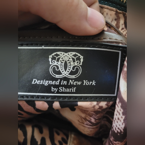 Sharif 1827 ▪︎ Wild Thing Python Snakeskin Shoulder Bag - Picture 5 of 14